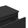 vidaXL Κομοδίνο Μαύρο 40 x 30 x 39 εκ. από Επεξ. Ξύλο