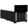 vidaXL Κρεβάτι Boxspring με Στρώμα Μαύρο 80 x 200 εκ. Βελούδινο