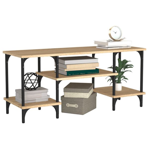 vidaXL Έπιπλο Τηλεόρασης Sonoma Δρυς 102x35x45,5 εκ. Επεξ. Ξύλο