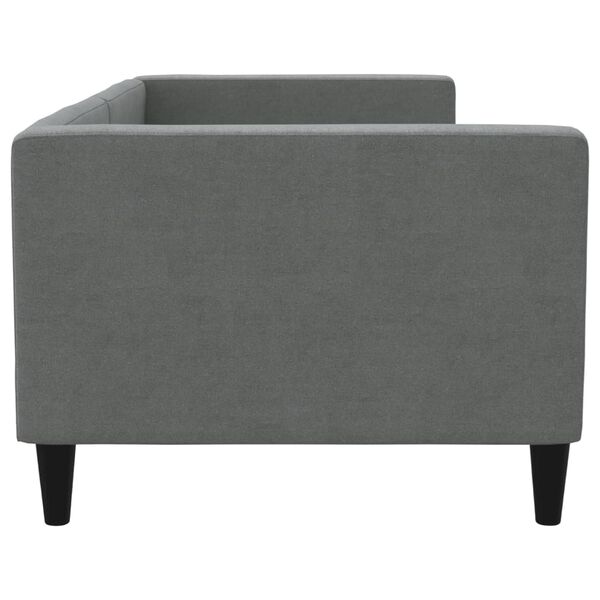 vidaXL Καναπές Κρεβάτι Σκούρο Γκρι 80 x 200 εκ. Υφασμάτινος