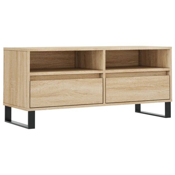 vidaXL Έπιπλο Τηλεόρασης Sonoma Δρυς 100 x 34,5 x 44,5 εκ. Επεξ. Ξύλο