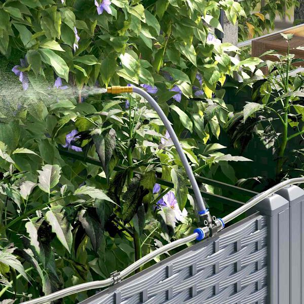 vidaXL &Gamma;&lambda;ά&sigma;&tau;&rho;&alpha; &Kappa;ή&pi;&omicron;&upsilon; 2 pcs &Alpha;&nu;&omicron;&iota;&chi;&tau;ό &Gamma;&kappa;&rho;&iota; &Alpha;&tau;&sigma;ά&lambda;&iota;