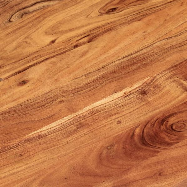 vidaXL Επιφάνεια Τραπεζιού Οβάλ 110x50x3,8 εκ. Μασίφ Ξύλο Ακακίας