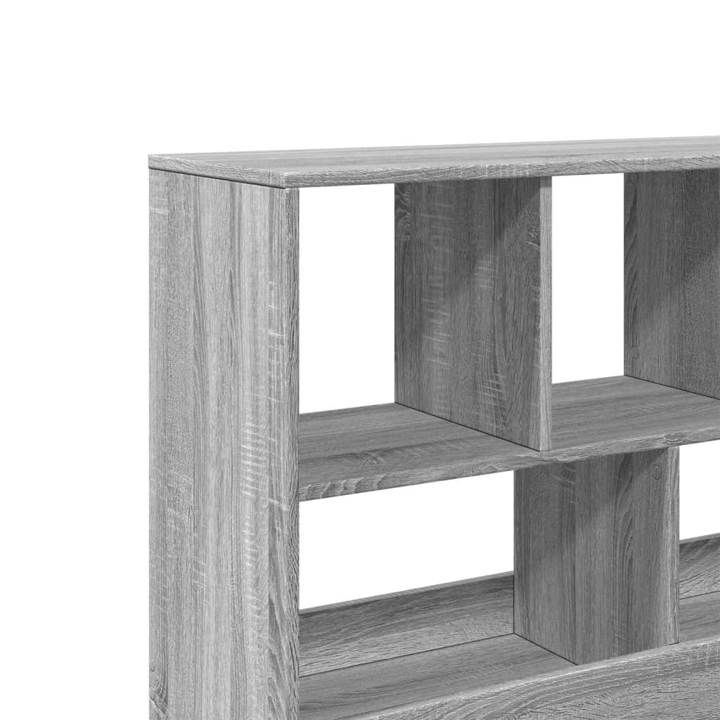 vidaXL Βιβλιοθήκη/Διαχωριστικό Χώρου Γκρι 100x33x94,5 εκ. Επεξ. Ξύλο