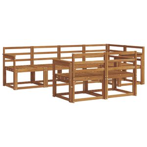 vidaXL &Sigma;&epsilon;&iota;&rho;ά &Kappa;&alpha;&nu;&alpha;&pi;έ &Epsilon;&xi;&omega;&tau;&epsilon;&rho;&iota;&kappa;&omicron;ύ 7 pcs &Phi;&upsilon;&sigma;&iota;&kappa;ό &Sigma;&tau;&epsilon;&rho;&epsilon;ό &Xi;ύ&lambda;&omicron; &Alpha;&kappa;&alpha;&kappa;ί&alpha;&sigmaf;