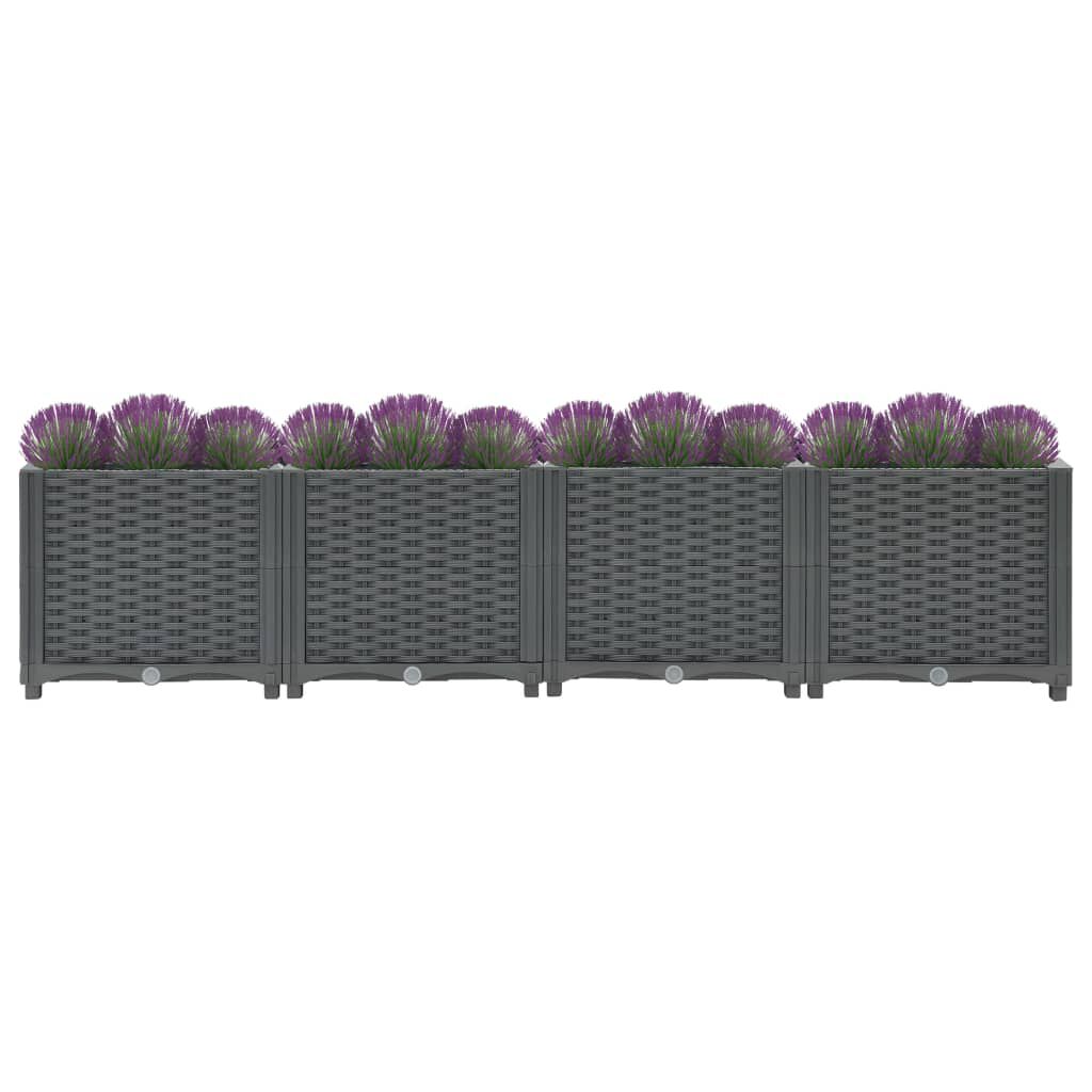 vidaXL Ζαρντινιέρα 160 x 40 x 38 εκ. από Πολυπροπυλένιο