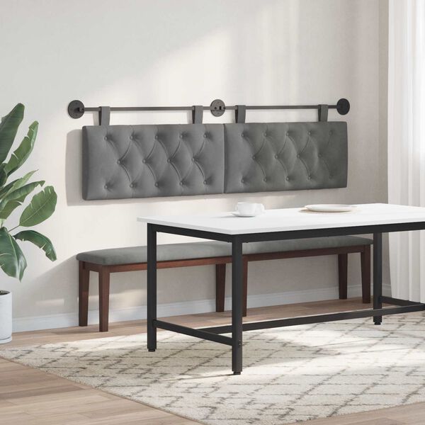 vidaXL &Kappa;&rho;&epsilon;&mu;&alpha;&sigma;&tau;ό &Kappa;&epsilon;&phi;&alpha;&lambda;ά&rho;&iota; &Epsilon;&pi;&iota;&tau;&omicron;ί&chi;&iota;&omicron; &Sigma;&kappa;&omicron;ύ&rho;&omicron; &Gamma;&kappa;&rho;&iota; 170 x 55 x 7 &epsilon;&kappa; &Beta;&epsilon;&lambda;&omicron;ύ&delta;&omicron;