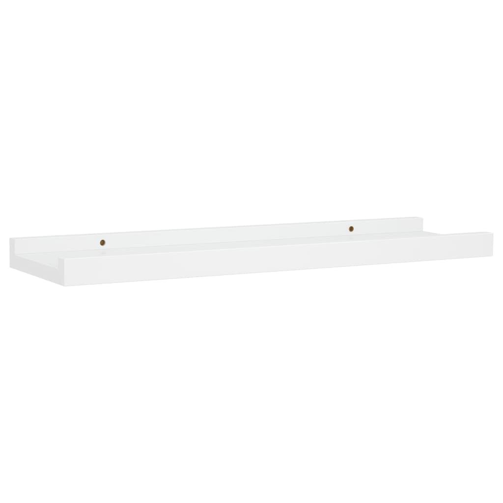 vidaXL Ράφια για Κορνίζες 2 τεμ. Λευκά 40 x 9 x 3 εκ. από MDF