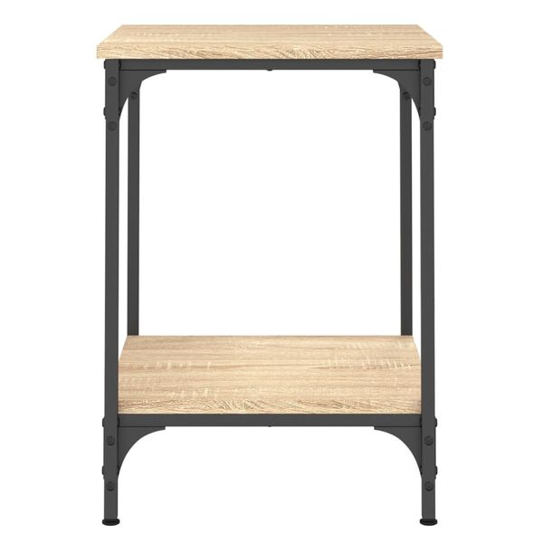 vidaXL Τραπεζάκι Σαλονιού Sonoma Δρυς 40 x 40 x 55 εκ. Επεξεργ. Ξύλο