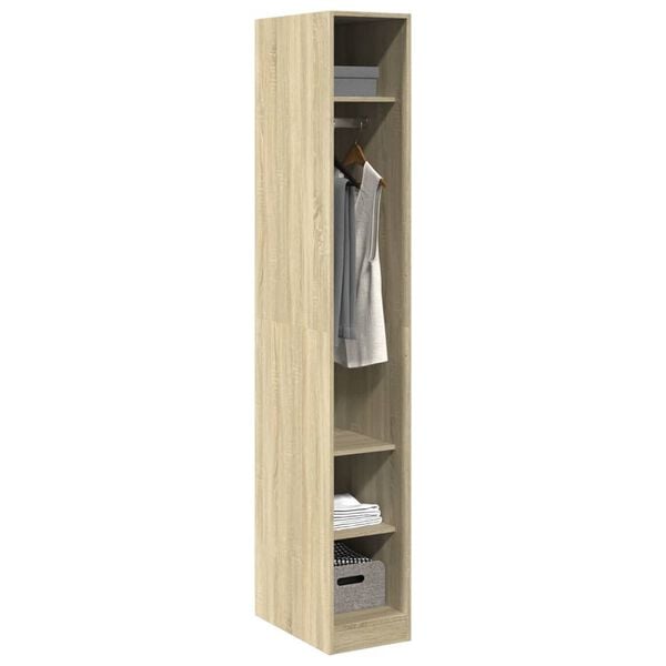 vidaXL Ντουλάπα Sonoma Δρυς 30x50x200 εκ. από Επεξεργασμένο Ξύλο