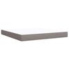 vidaXL &Kappa;&rho;&epsilon;&beta;ά&tau;&iota; Boxspring &mu;&epsilon; &Sigma;&tau;&rho;ώ&mu;&alpha; Taupe 180x200 &epsilon;&kappa;. &Upsilon;&phi;&alpha;&sigma;&mu;ά&tau;&iota;&nu;&omicron;
