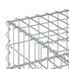 vidaXL &Alpha;&nu;&alpha;&sigma;&eta;&kappa;&omega;&mu;έ&nu;&omicron; &kappa;&rho;&epsilon;&beta;ά&tau;&iota; gabion &Alpha;&sigma;&eta;&mu;ί 100 x 100 x 20 cm