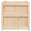 vidaXL Ζαρντινιέρα 60 x 60 x 60 εκ. από Μασίφ Ξύλο Πεύκου