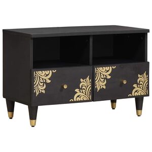 vidaXL &Nu;&tau;&omicron;&upsilon;&lambda;ά&pi;&iota; TV &mu;&epsilon; &sigma;&upsilon;&rho;&tau;ά&rho;&iota; &Mu;&alpha;ύ&rho;&omicron; 70 x 33 x 46 &epsilon;&kappa; &Sigma;&tau;&epsilon;&rho;&epsilon;ό &xi;ύ&lambda;&omicron; &mu;ά&nu;&gamma;&kappa;&omicron;