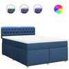 vidaXL &Kappa;&rho;&epsilon;&beta;ά&tau;&iota; Boxspring &mu;&epsilon; &Sigma;&tau;&rho;ώ&mu;&alpha; &Mu;&pi;&lambda;&epsilon; 140x190 &epsilon;&kappa;. &Upsilon;&phi;&alpha;&sigma;&mu;ά&tau;&iota;&nu;&omicron;
