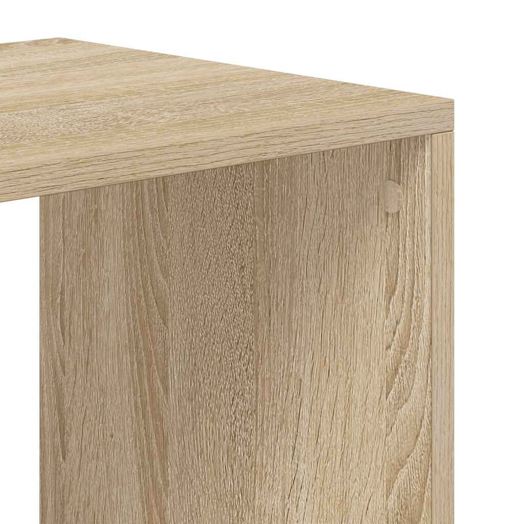vidaXL Βιβλιοθήκη Χρώμα Sonoma Δρυς 66x31x112 εκ. Επεξεργασμένο Ξύλο