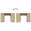 vidaXL Γραφείο Sonoma Δρυς 120x42x76 εκ. από Επεξεργασμένο Ξύλο