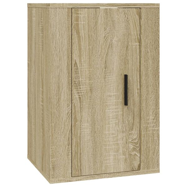 vidaXL Έπιπλο Τηλεόρασης Επιτοίχιο Sonoma Δρυς 40x34,5x60 εκ.