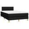 vidaXL &Kappa;&rho;&epsilon;&beta;ά&tau;&iota; Boxspring &mu;&epsilon; &Sigma;&tau;&rho;ώ&mu;&alpha; & LED &Mu;&alpha;ύ&rho;&omicron; 120x200 &epsilon;&kappa;. &Upsilon;&phi;&alpha;&sigma;&mu;ά&tau;&iota;&nu;&omicron;