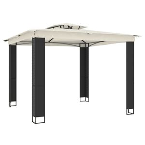 vidaXL &Kappa;&iota;ό&sigma;&kappa;&iota; &mu;&epsilon; &Delta;&iota;&pi;&lambda;ή &Omicron;&rho;&omicron;&phi;ή &Kappa;&rho;&epsilon;&mu; 2,94x2,94 &mu;. &Alpha;&tau;&sigma;ά&lambda;&iota;&nu;&omicron;
