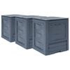 vidaXL &Kappa;&omicron;&mu;&pi;&omicron;&sigma;&tau;&omicron;&pi;&omicron;&iota;&eta;&tau;έ&sigmaf; &Kappa;ή&pi;&omicron;&upsilon; 3 &tau;&epsilon;&mu;. &Gamma;&kappa;&rho;&iota; 60 x 60 x 73 &epsilon;&kappa;. 780 &Lambda;ί&tau;&rho;&alpha;