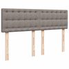 vidaXL &Kappa;&rho;&epsilon;&beta;ά&tau;&iota; Boxspring &mu;&epsilon; &Sigma;&tau;&rho;ώ&mu;&alpha; Taupe 160x200 &epsilon;&kappa;. &Upsilon;&phi;&alpha;&sigma;&mu;ά&tau;&iota;&nu;&omicron;