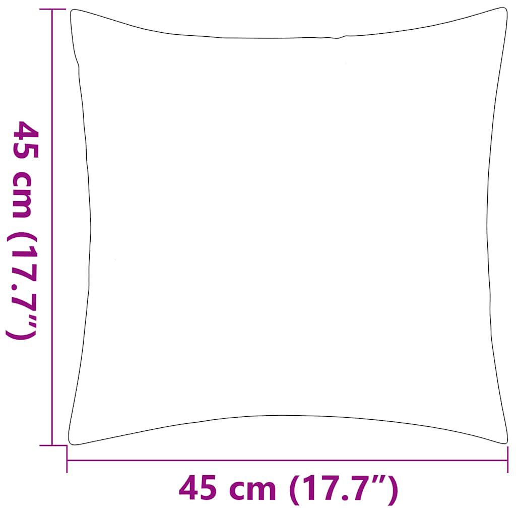 vidaXL Μαξιλάρια Εξωτερικού Χώρου 4 τεμ. Ροζ 45 x 45 εκ.