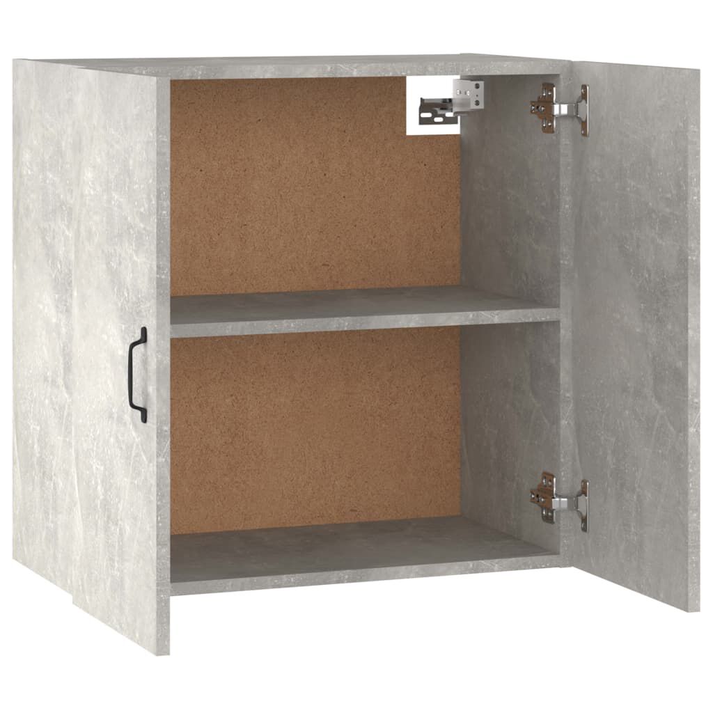 vidaXL Ντουλάπι Τοίχου Γκρι Σκυρ. 60x31x60 εκ. Επεξεργασμένο Ξύλο