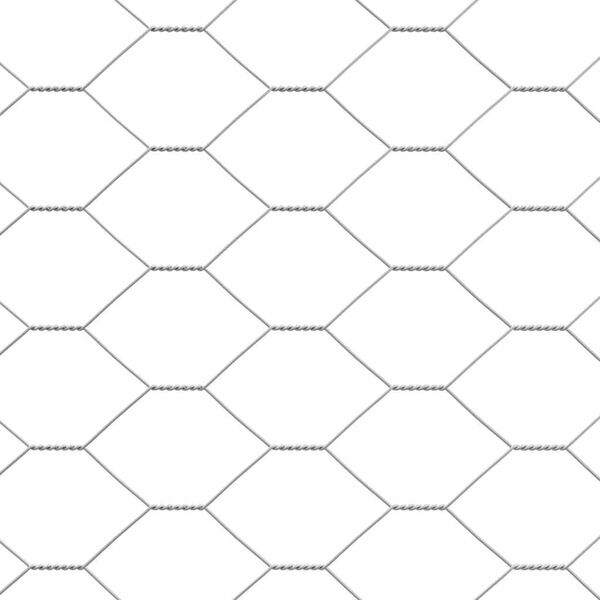 vidaXL Κλουβί για κότες Ασημί 400 x 200 x 198.5 εκ