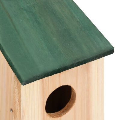 vidaXL Φωλιές Πουλιών 10 τεμ. 12 x 12 x 22 εκ. από Μασίφ Ξύλο Ελάτης