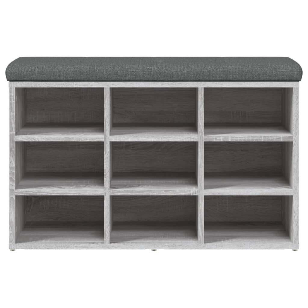 vidaXL Παπουτσοθήκη Γκρι Sonoma 82x32x50 εκ. από Επεξεργασμένο Ξύλο