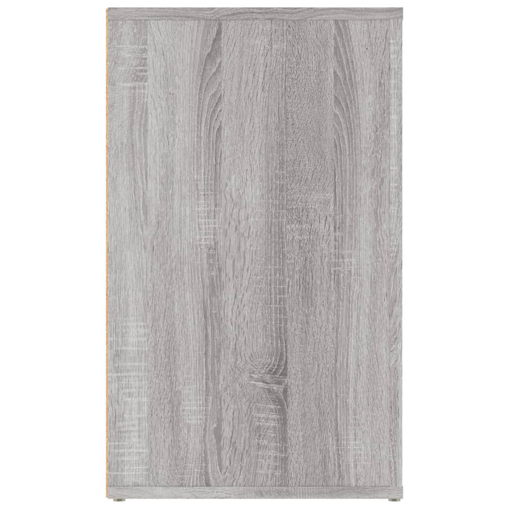 vidaXL Κομοδίνο Γκρι Sonoma 50x36x60 εκ. από Επεξεργασμένο Ξύλο