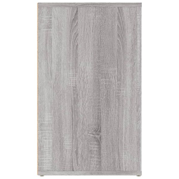 vidaXL Κομοδίνο Γκρι Sonoma 50x36x60 εκ. από Επεξεργασμένο Ξύλο