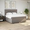 vidaXL &Kappa;&rho;&epsilon;&beta;ά&tau;&iota; Boxspring &mu;&epsilon; &Sigma;&tau;&rho;ώ&mu;&alpha; Taupe 180x200 &epsilon;&kappa;. &Upsilon;&phi;&alpha;&sigma;&mu;ά&tau;&iota;&nu;&omicron;