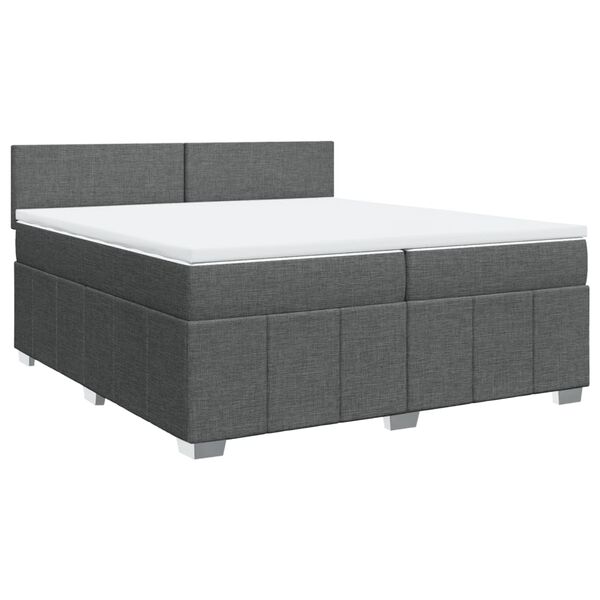 vidaXL &Kappa;&rho;&epsilon;&beta;ά&tau;&iota; Boxspring &mu;&epsilon; &Sigma;&tau;&rho;ώ&mu;&alpha; &Sigma;&kappa;&omicron;ύ&rho;&omicron; &Gamma;&kappa;&rho;&iota; 200x200 &epsilon;&kappa;. &Upsilon;&phi;&alpha;&sigma;&mu;ά&tau;&iota;&nu;&omicron;