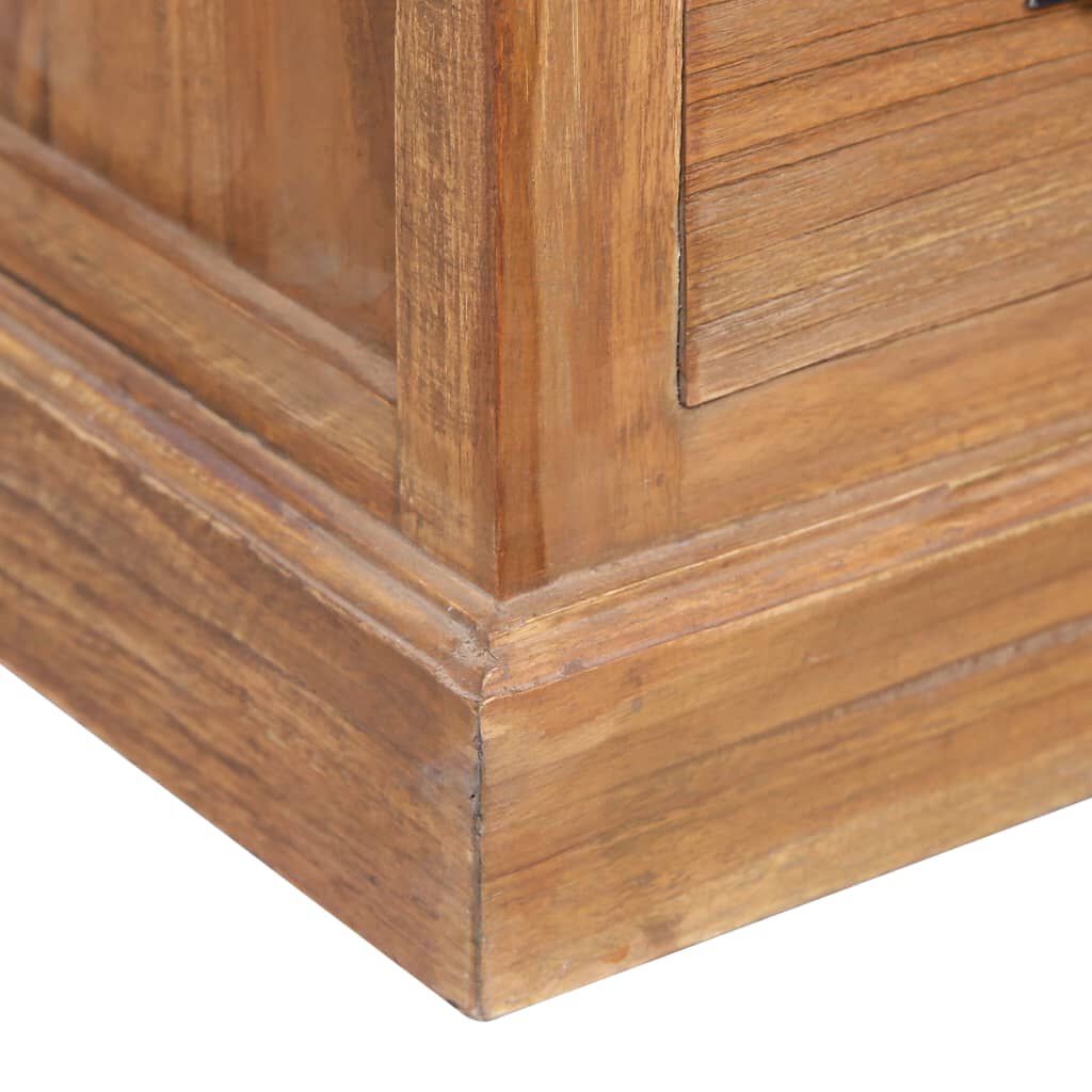 vidaXL Συρταριέρα με Ράφι 60 x 30 x 60 εκ. από Μασίφ Ξύλο Teak