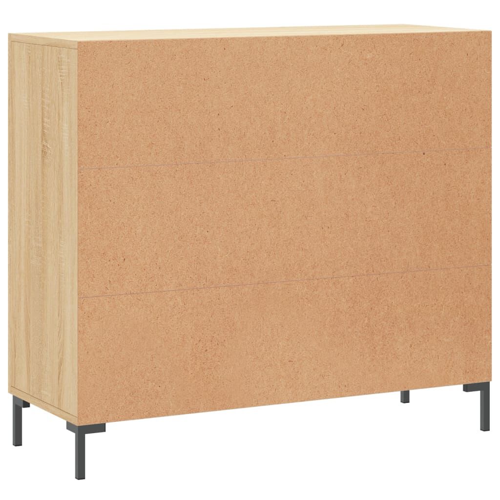vidaXL Ντουλάπι Sonoma δρυς 90x34x80 εκ. Επεξεργασμένο Ξύλο