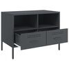 vidaXL Έπιπλο Τηλεόρασης Ανθρακί 68x39x50,5 εκ. από Χάλυβα
