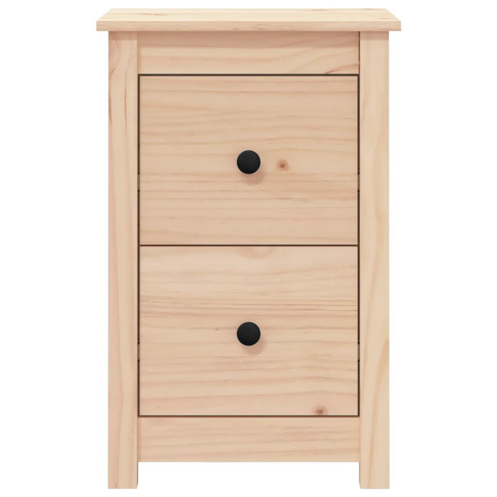vidaXL Κομοδίνο 40 x 35 x 61,5 εκ. από Μασίφ Ξύλο Πεύκου