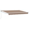 vidaXL &Alpha;&nu;&alpha;&delta;&iota;&pi;&lambda;&omicron;ύ&mu;&epsilon;&nu;&eta; &tau;έ&nu;&tau;&alpha; Taupe 4,5 x 3 &mu;