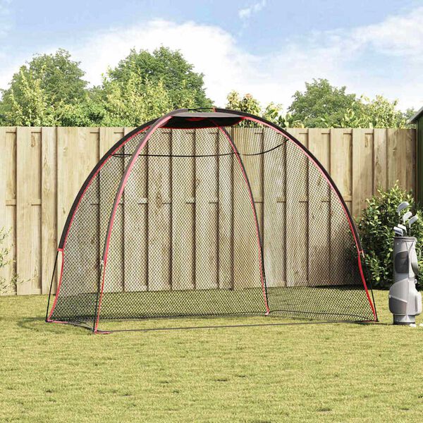 vidaXL Βοηθήματα εκπαίδευσης γκολφ Μαύρο 314 x 150 x 206 εκ.