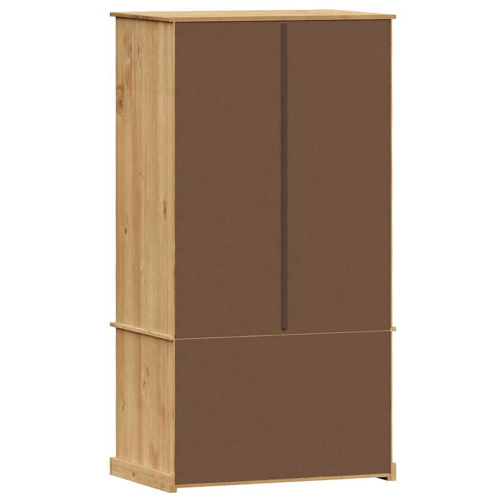 vidaXL Ντουλάπα VIGO 90 x 55 x 170 εκ. από Μασίφ Ξύλο Πεύκου