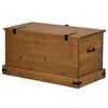 vidaXL Σεντούκι αποθήκευσης HALDEN 91x48x47 cm Ξύλο μασίφ πεύκο