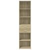 vidaXL Ντουλάπι Sonoma Δρυς 45x42,5x185 εκ. από Επεξεργασμένο Ξύλο