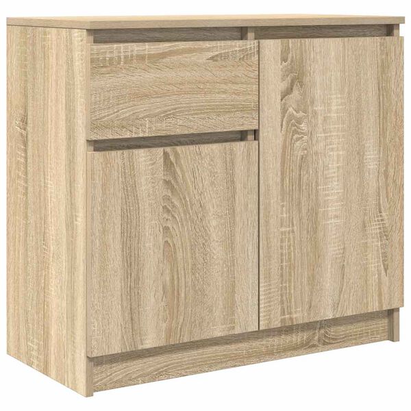 vidaXL Συρταριέρα με Συρτάρια Sonoma Δρυς 71x35x65 εκ. από Επεξ. Ξύλο