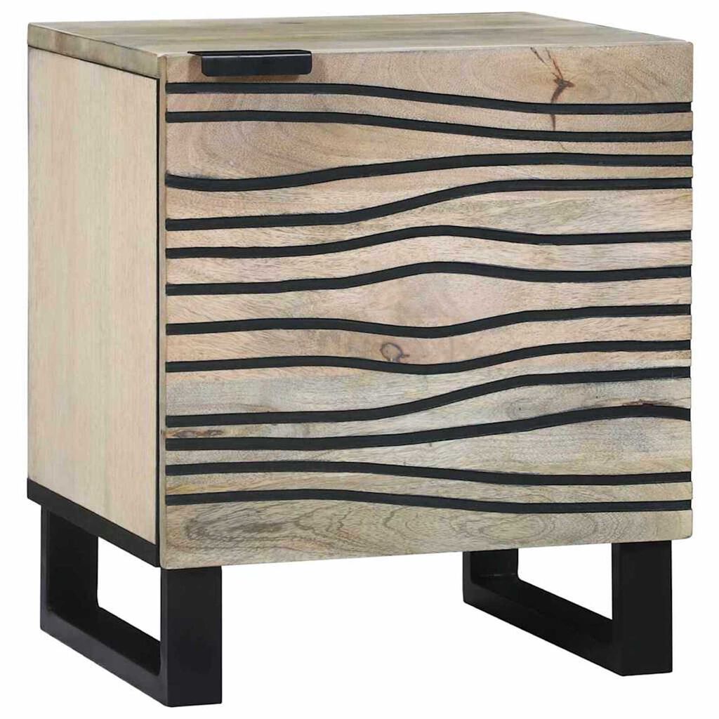 vidaXL Κομοδίνα 2 pcs Φυσικό 40 x 33.5 x 46 εκ