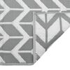 vidaXL Χαλί εξωτερικού χώρου ARAKIL γκρι 190x290 cm PP