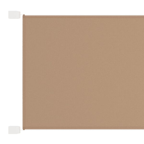 vidaXL Τέντα Κάθετη Taupe 60 x 1000 εκ. από Ύφασμα Oxford