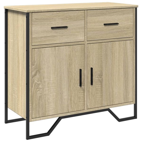 vidaXL Ντουλάπι Sonoma Δρυς 79,5x35,5x74,5 εκ. από Επεξεργασμένο Ξύλο