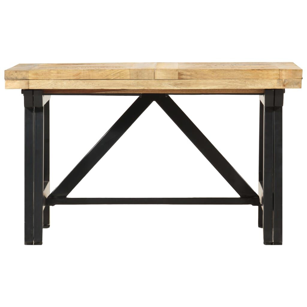 vidaXL Τραπέζι Σαλονιού Επεκτεινόμενο 160x70x45 εκ. Μασίφ Ξύλο Μάνγκο